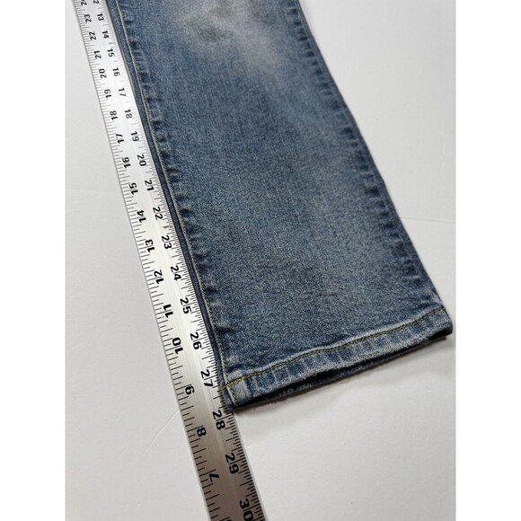 Pilcro Anthropologie Jeans Size 27 Byram Wash Straight Leg Distressed Stretch - Picture 11 of 16